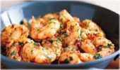 Gambas au gingembre