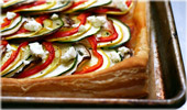 Tarte aubergines-tomates